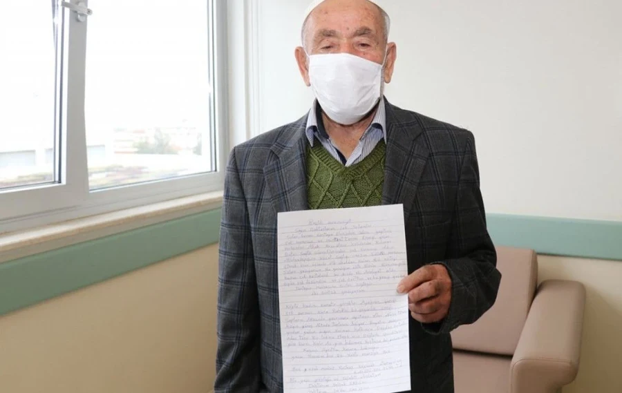 Hasta yakınının teşekkür mektubu doktoru duygulandırdı haberi
